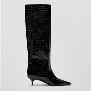 New Massimo Dutti leather boots size 41EU (9.5 us)